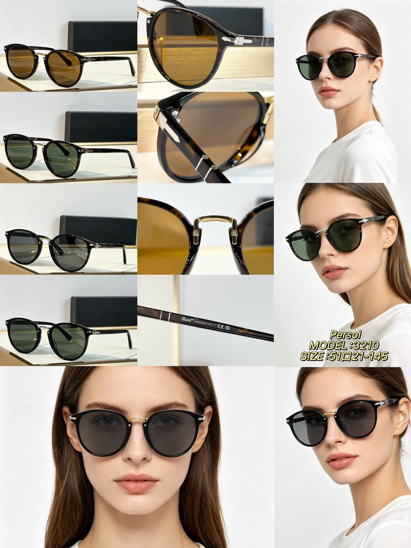 Persol MODEL：3210 SIZE：51口21-145 