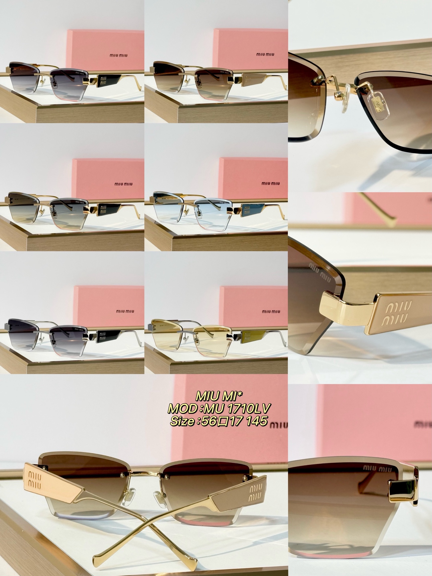 MIU MI* MOD：MU 1710LV Size：56口17 145