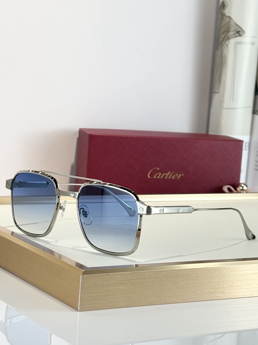 Cartier MOD：CT0610S Size：54口21-145 