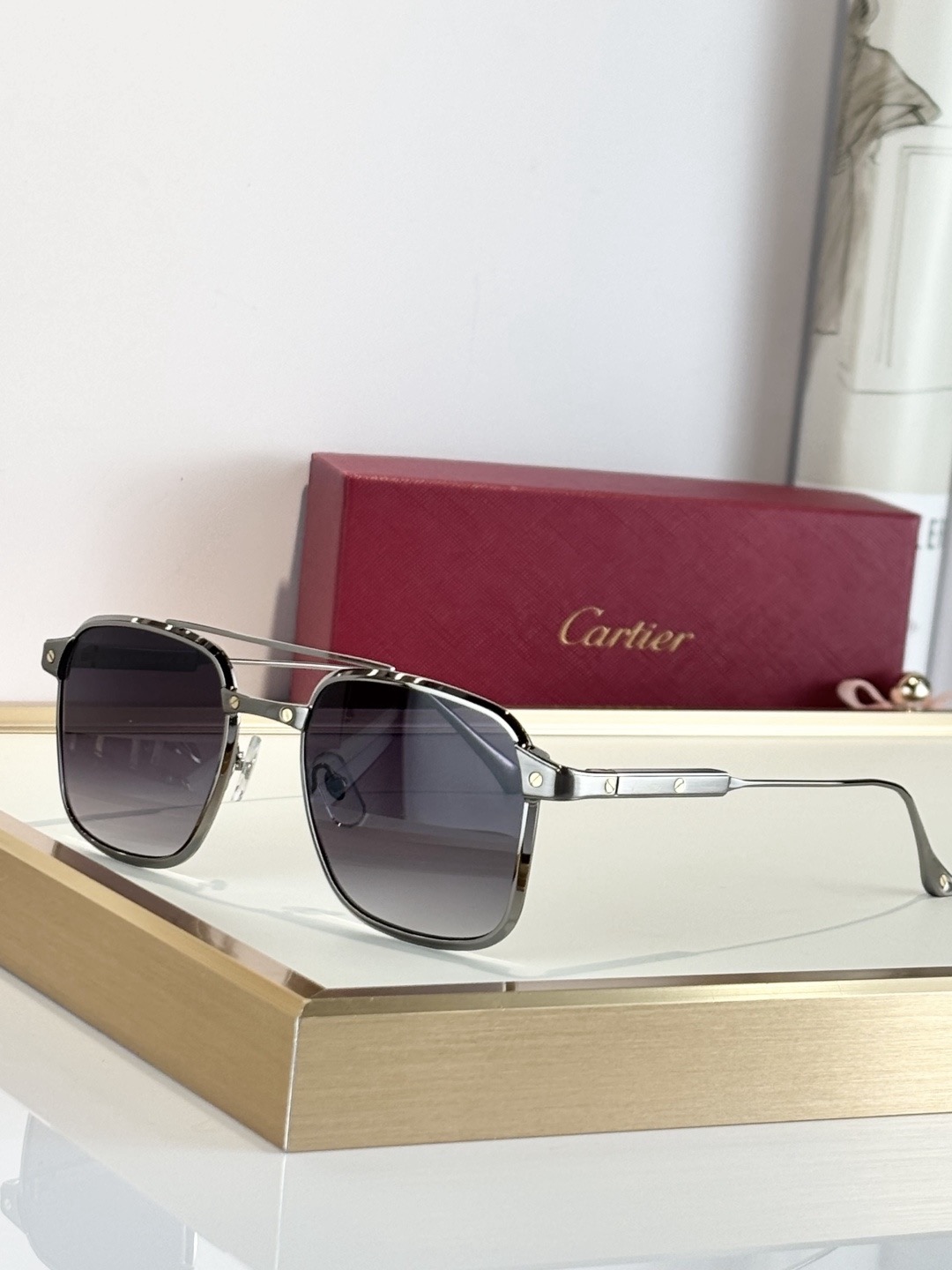 Cartier MOD：CT0610S Size：54口21-145 