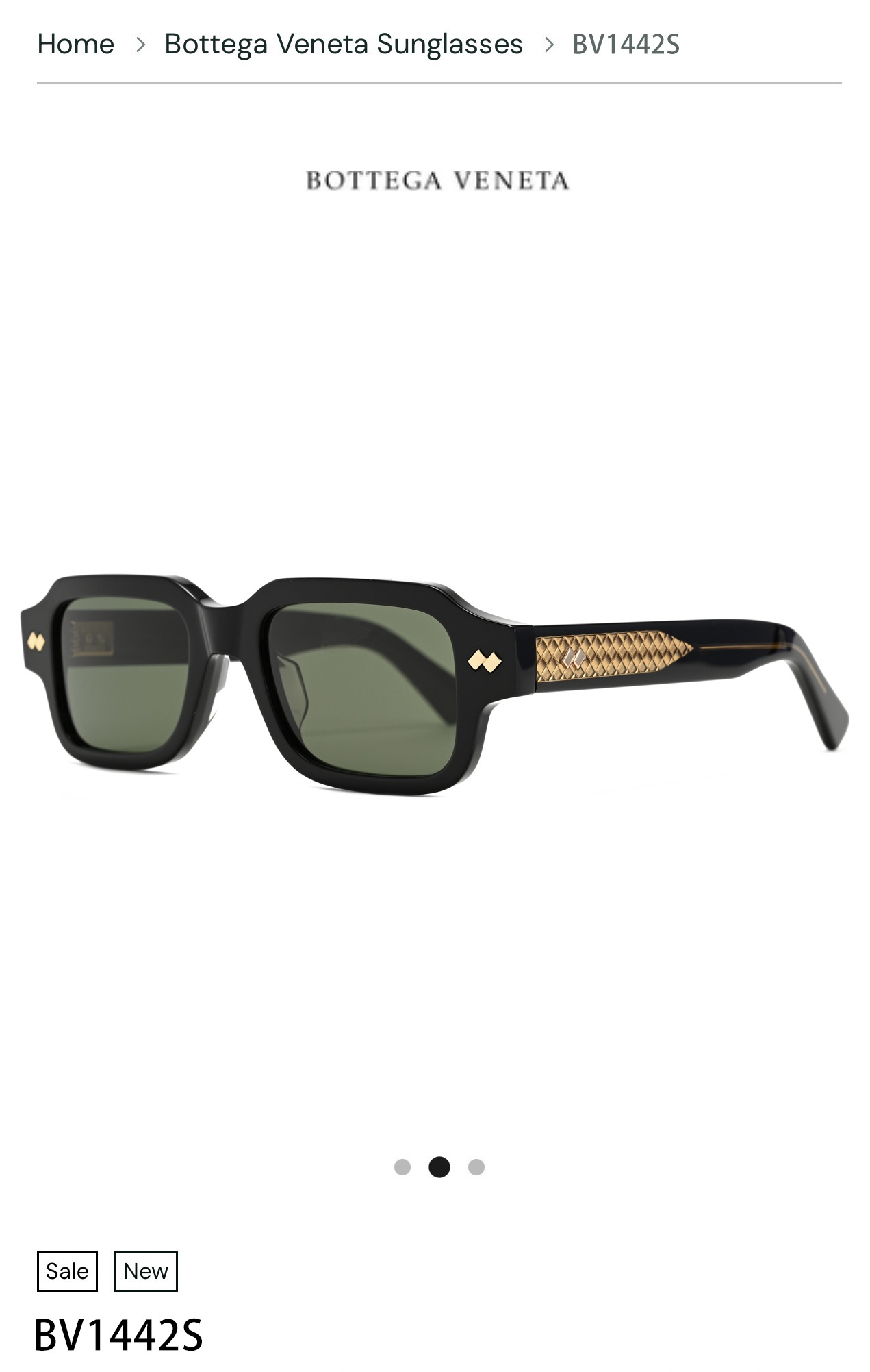 BOTTEGA VENET* MODEL：BV1442S SIZE：51口20-148 