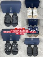 Dior Shoes Slippers Rubber Oblique