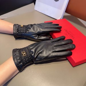 Valentino Gloves Women Sheepskin Fall/Winter Collection Fashion