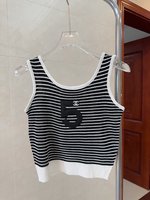 Chanel Clothing Tank Tops&Camis White Vintage