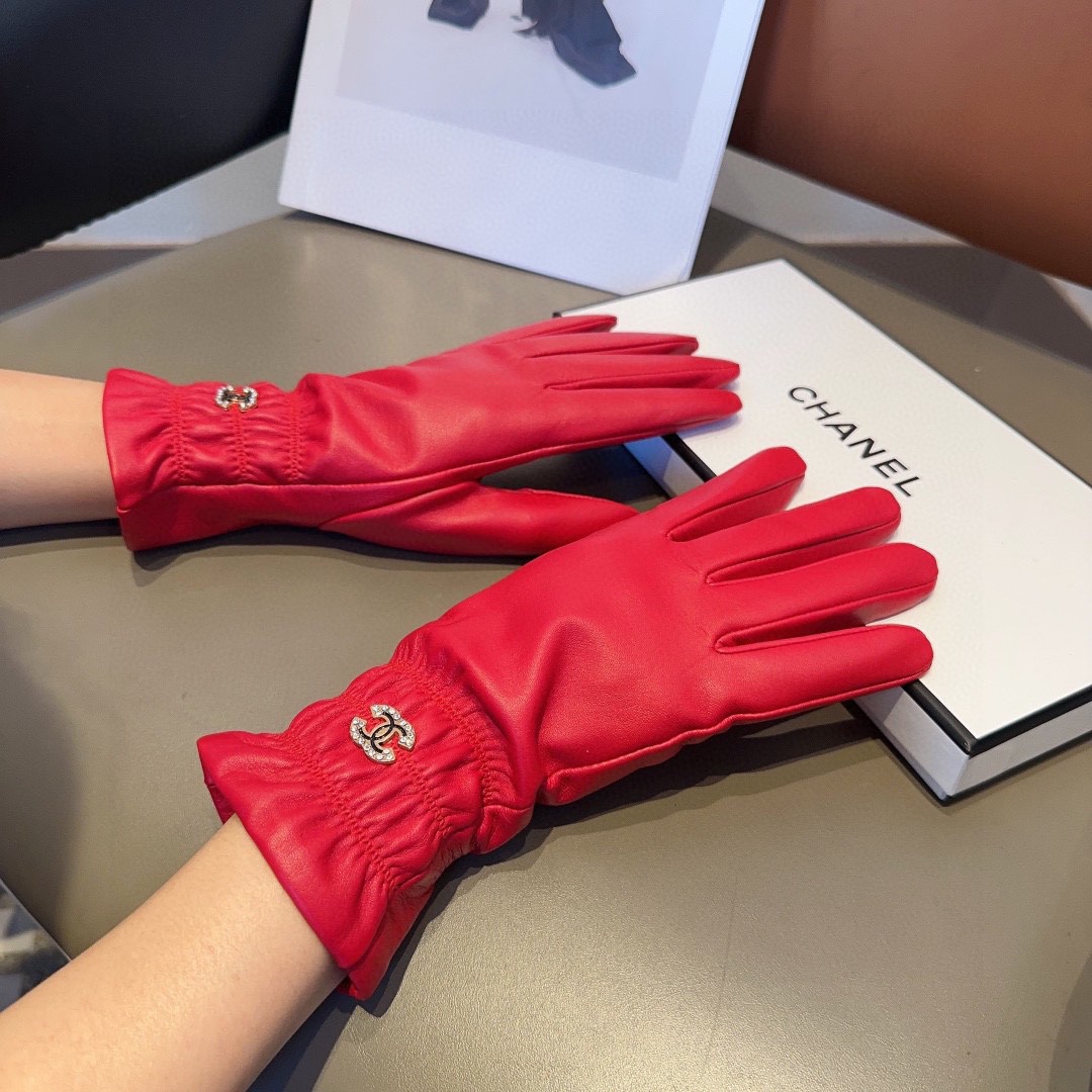 Chanel Gloves Women Sheepskin Fall/Winter Collection Fashion