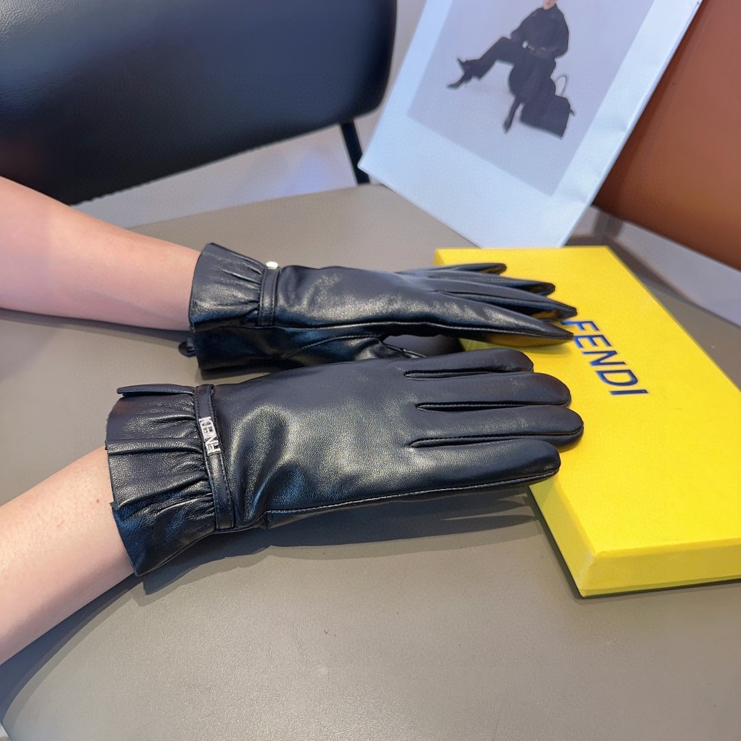 Fendi Guantes Piel de oveja Colección otoño – invierno Fashion