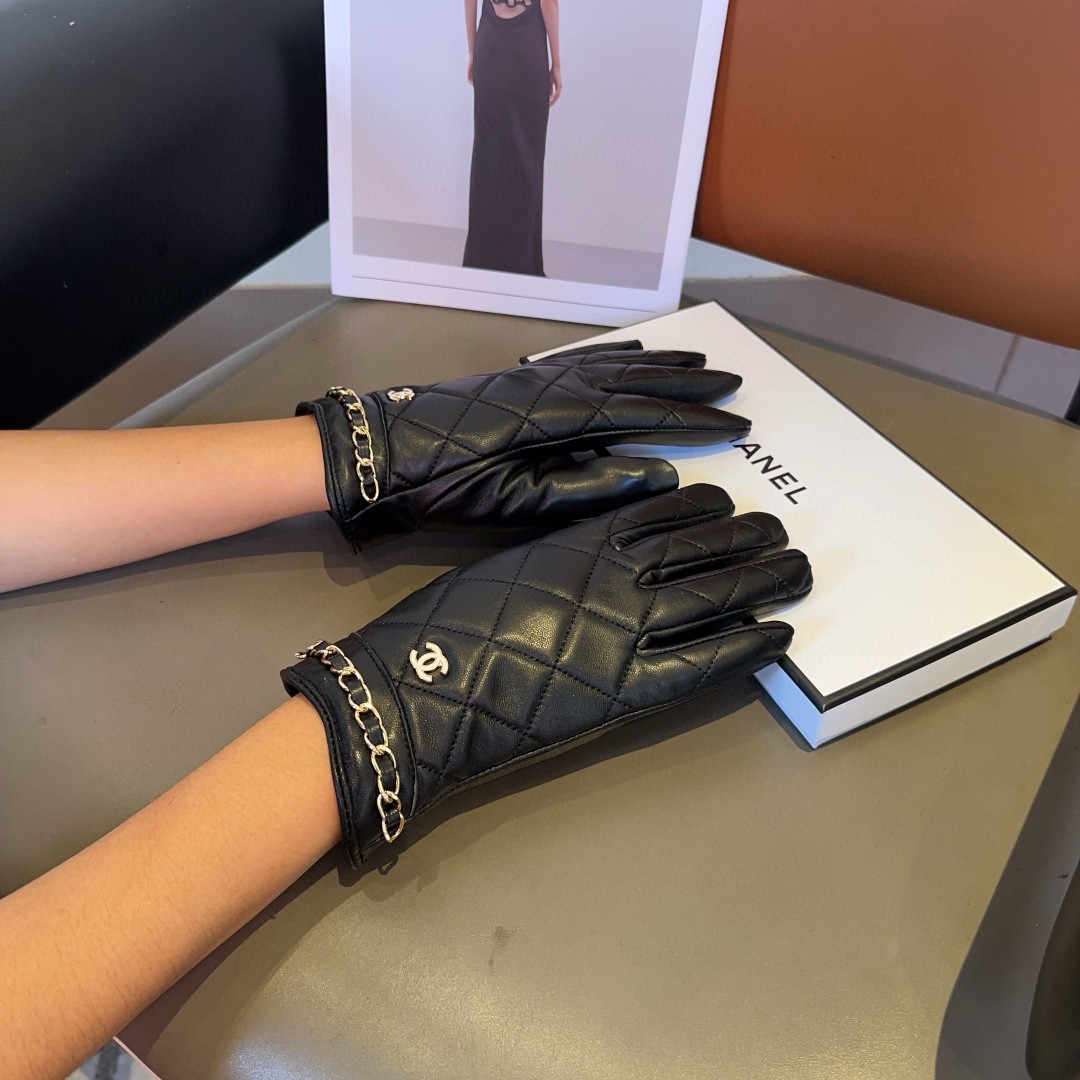 Chanel Guantes Piel de oveja Colección otoño – invierno Fashion