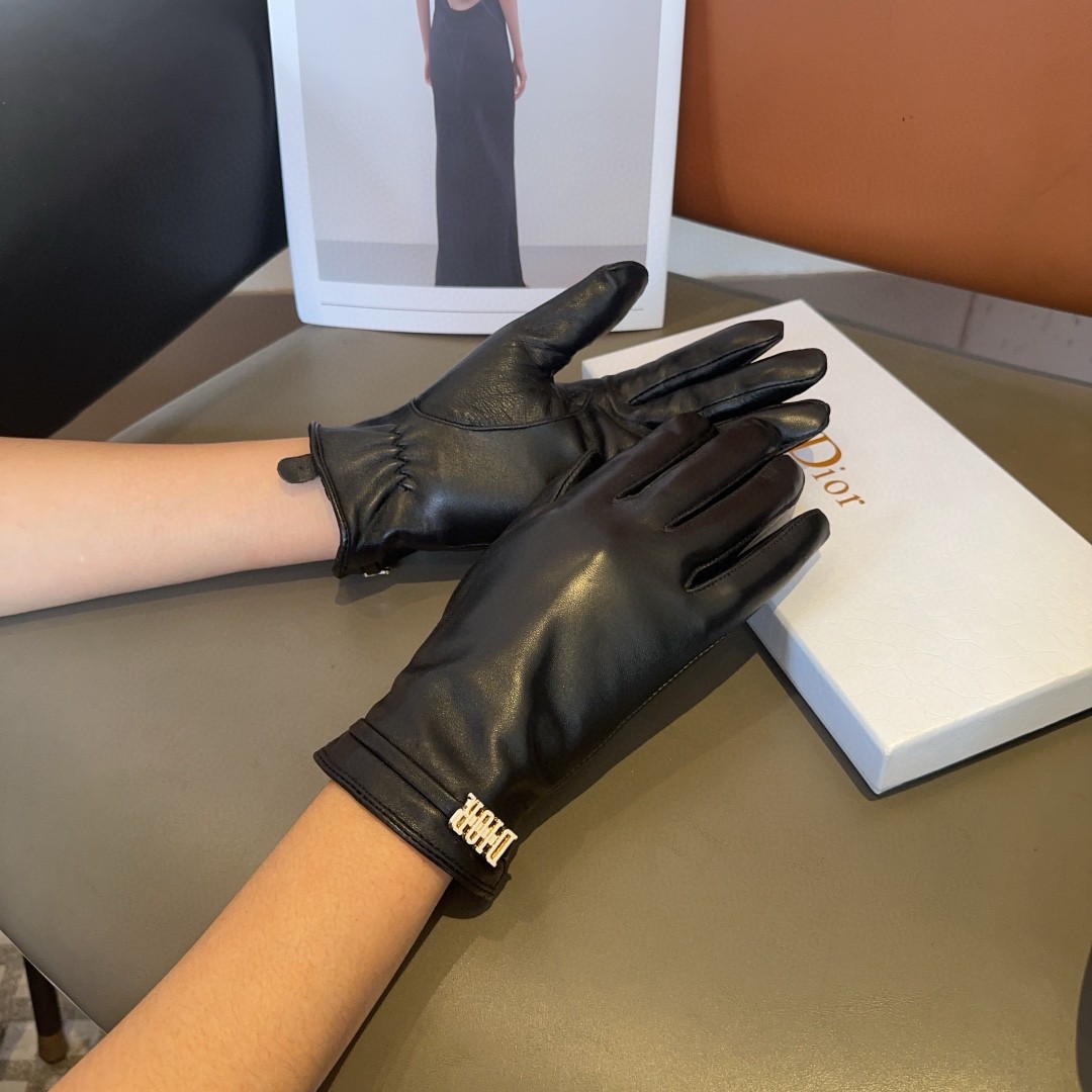 Dior Shop
 Gloves Sheepskin Fall/Winter Collection Fashion