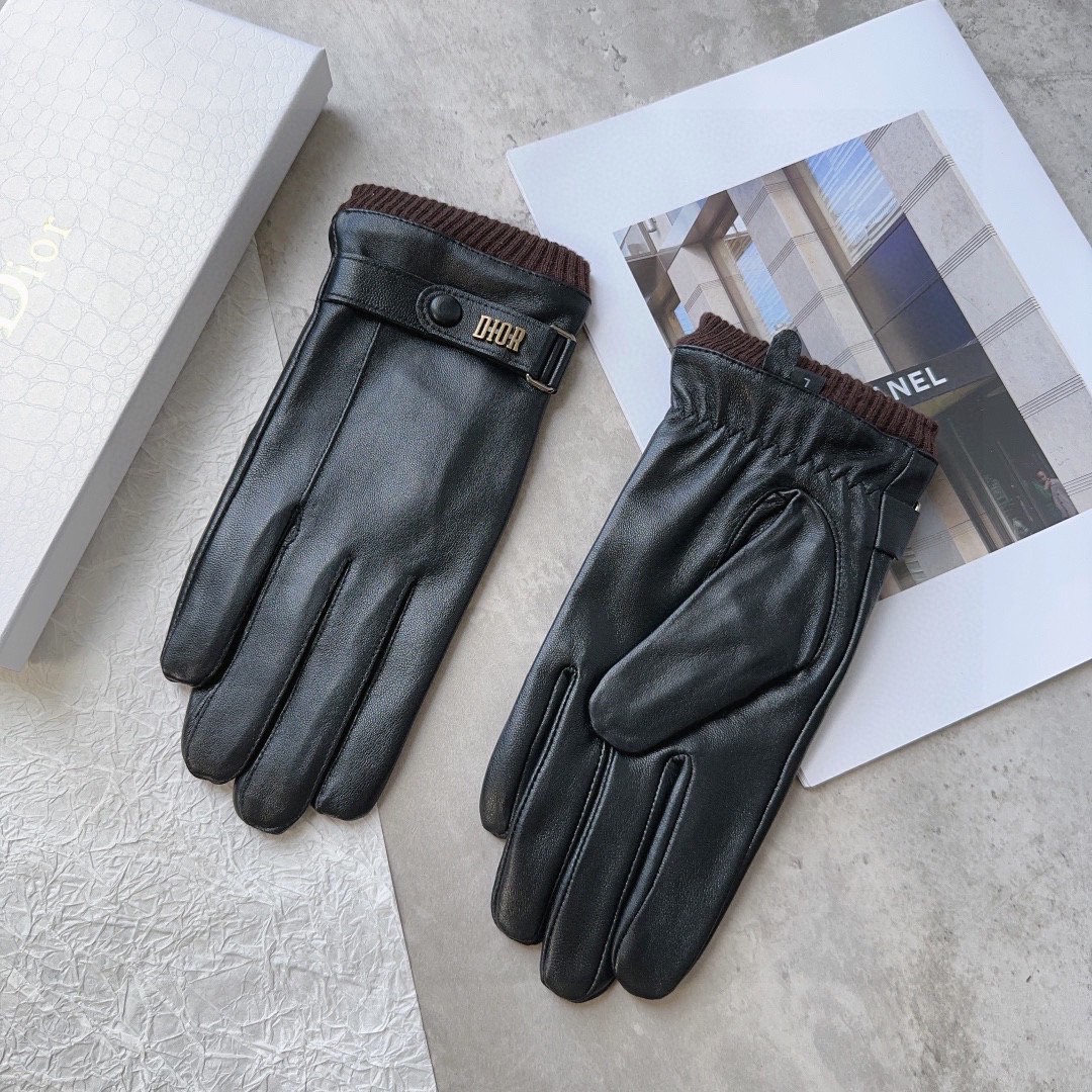 Stylish DIAU Lambskin Gloves: Warm, Comfortable, Fashionable. Available in L and XL. - 图片 4