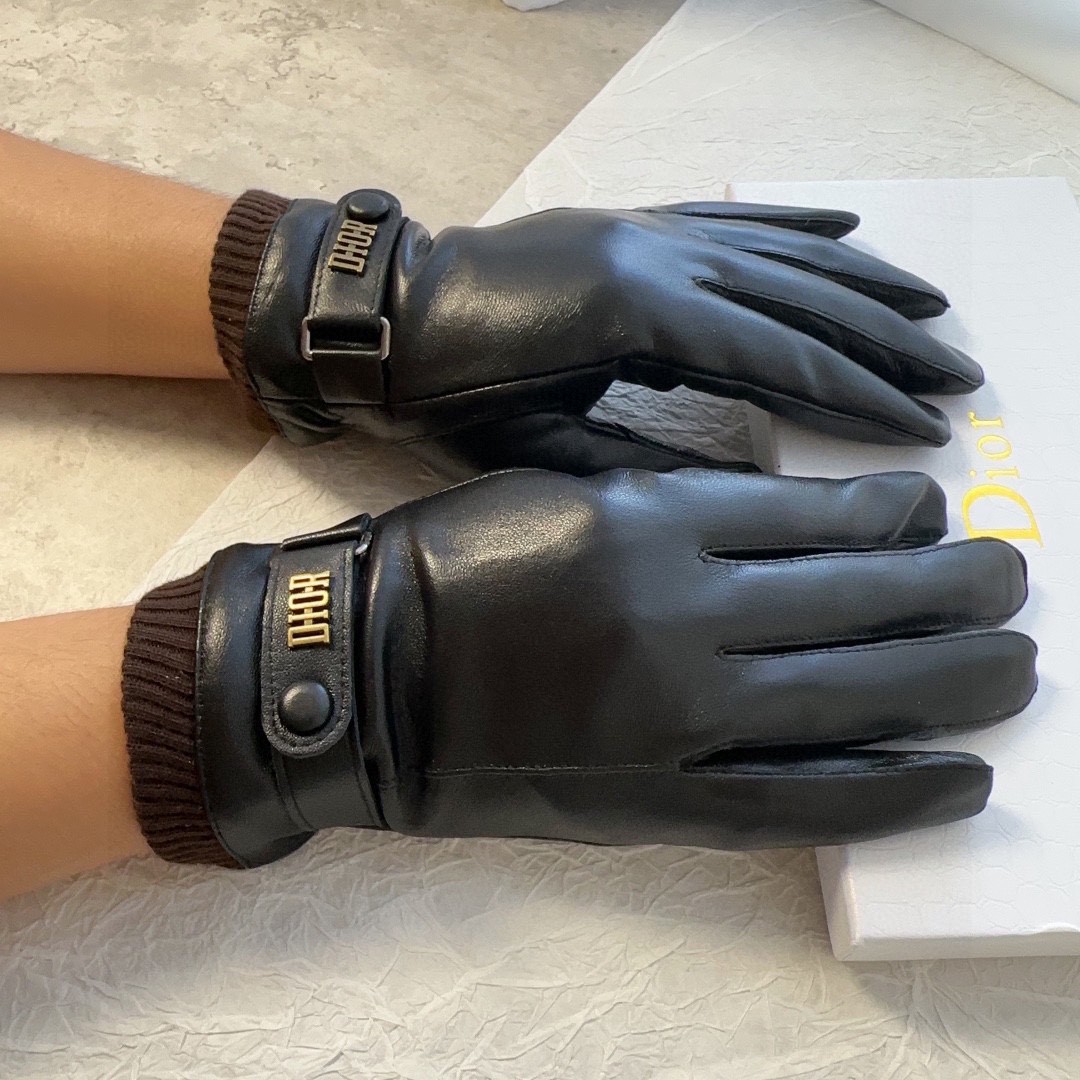Stylish DIAU Lambskin Gloves: Warm, Comfortable, Fashionable. Available in L and XL. - 图片 2