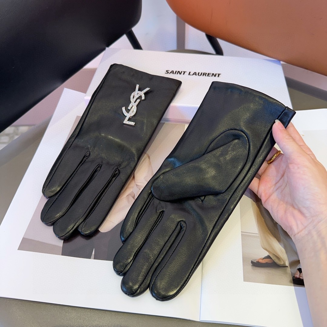 💰275 St. Roland’s lambskin gloves, fashion gloves, warm and velvet in autumn and winter - 图片 6