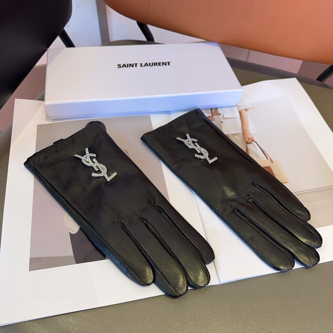 💰275 St. Roland’s lambskin gloves, fashion gloves, warm and velvet in autumn and winter - 图片 9