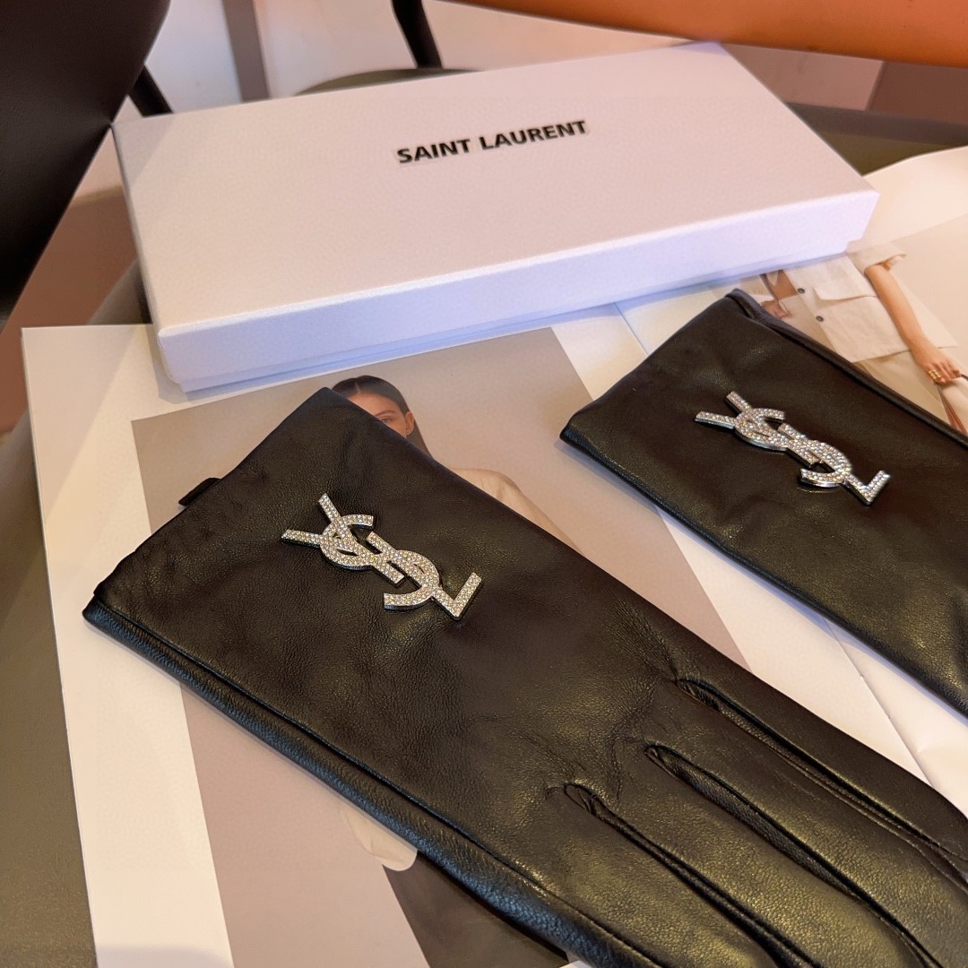 💰275 St. Roland’s lambskin gloves, fashion gloves, warm and velvet in autumn and winter - 图片 8