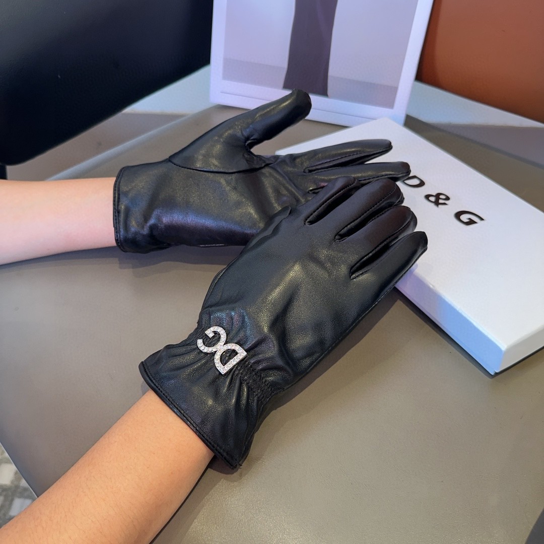 💰275 Dg lambskin gloves, fashion gloves, warm and warm in the autumn and winter. ML - 图片 3