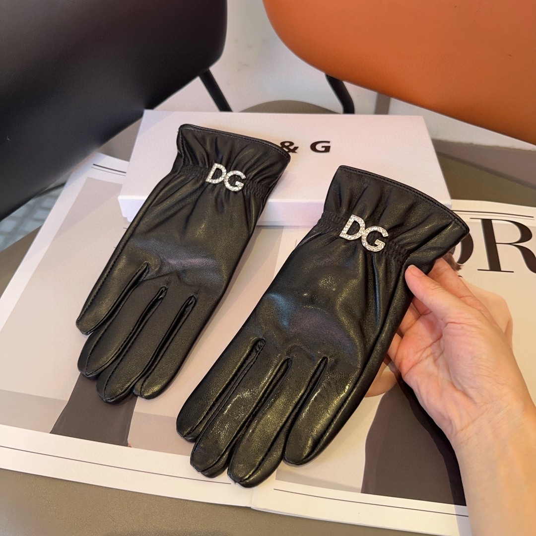💰275 Dg lambskin gloves, fashion gloves, warm and warm in the autumn and winter. ML - 图片 6