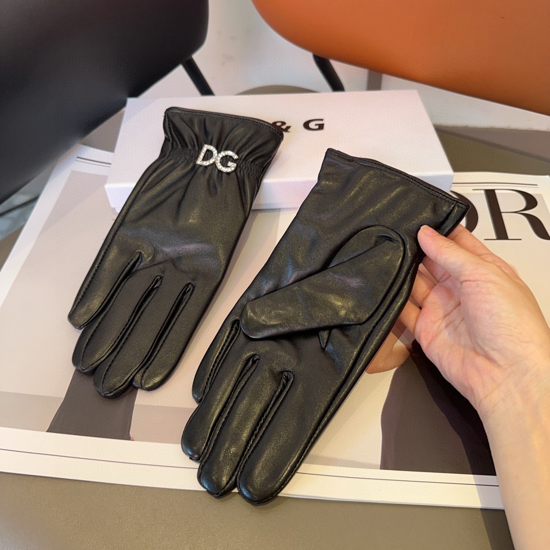 💰275 Dg lambskin gloves, fashion gloves, warm and warm in the autumn and winter. ML - 图片 8