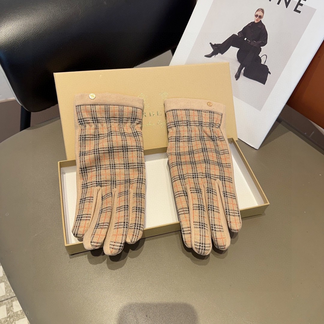 💰175 Barborie wool gloves, fashion gloves, fall and winter warm inside - 图片 5