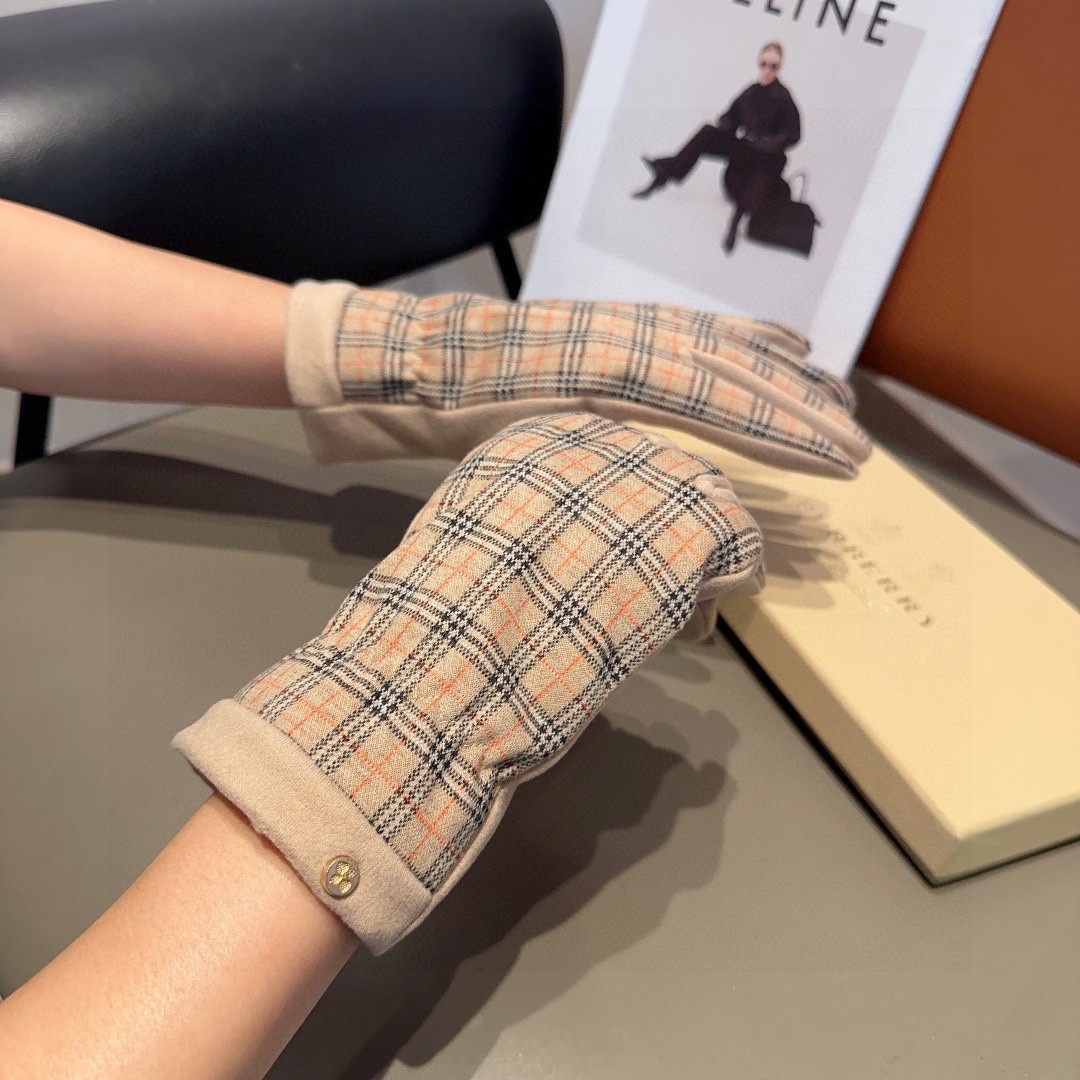 💰175 Barborie wool gloves, fashion gloves, fall and winter warm inside - 图片 3