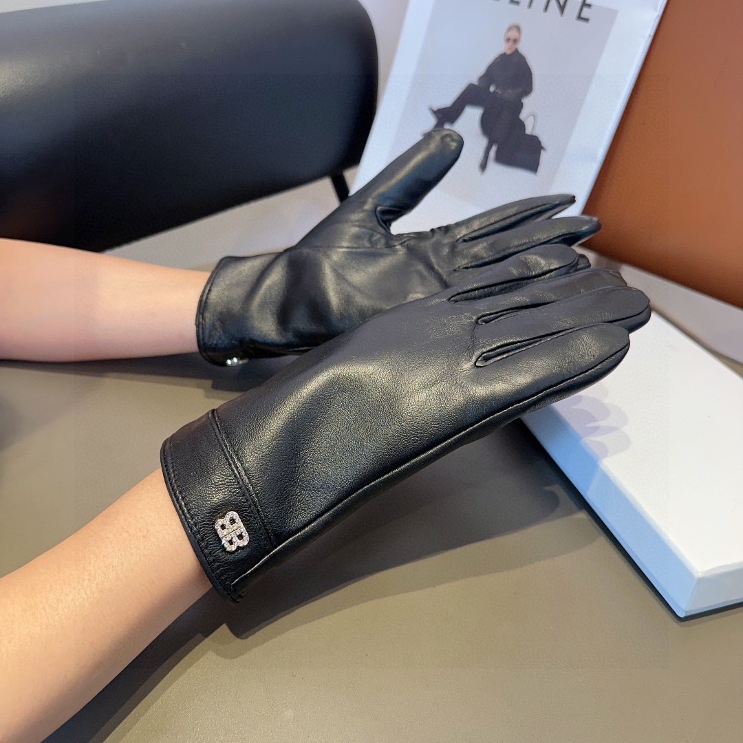 Stylish Parisian Ladies’ Sheepskin Gloves: Warm, Cozy, and Fashionable for Autumn and Winter - 图片 2