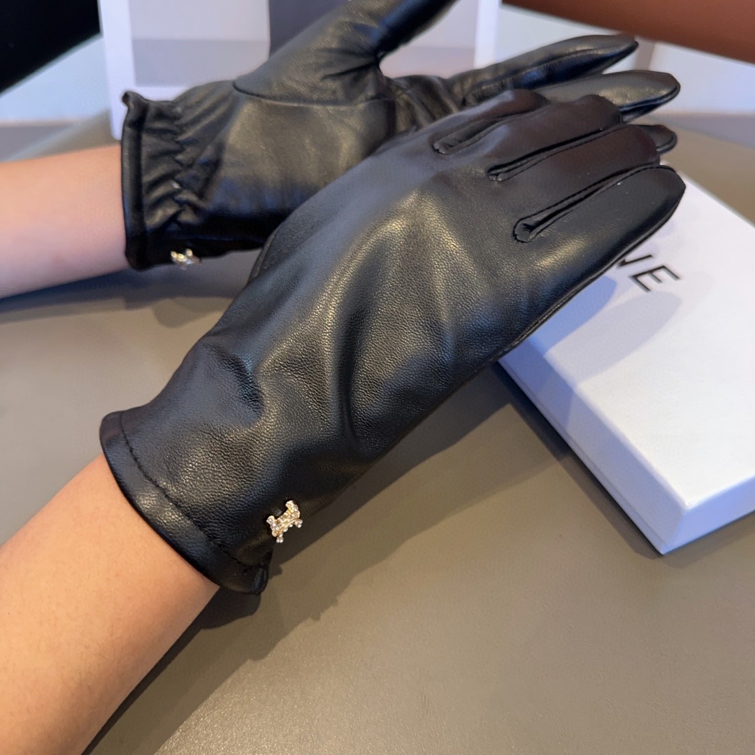 💰275 Céline’s gloves, fashion gloves, warm and warm in autumn and winter - 图片 3