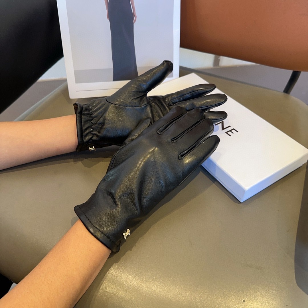💰275 Céline’s gloves, fashion gloves, warm and warm in autumn and winter - 图片 2