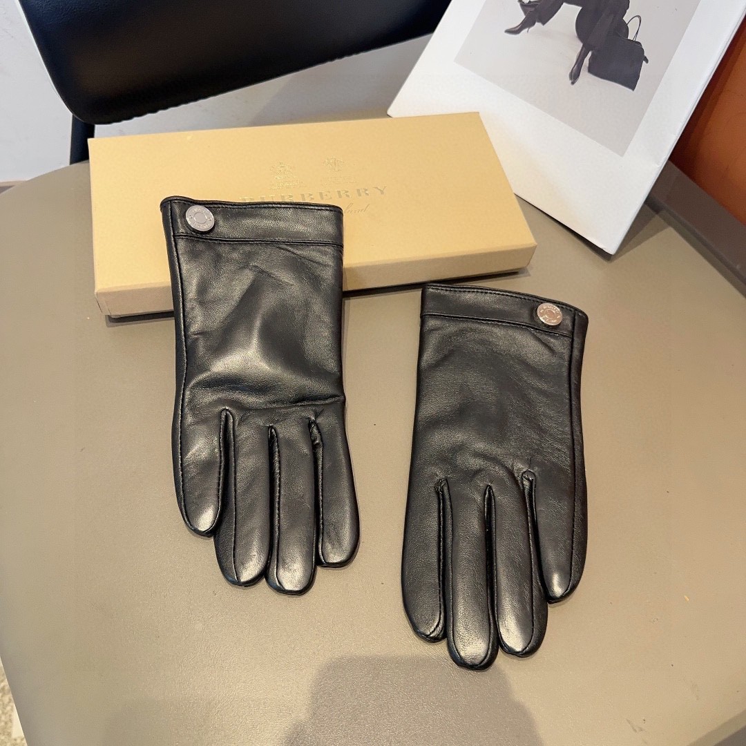 💰250 BARBOLI WOMEN’S SHEEPSKIN GLOVES, FASHION GLOVES, WARM AND VELVET IN AUTUMN AND WINTER. ML - 图片 5