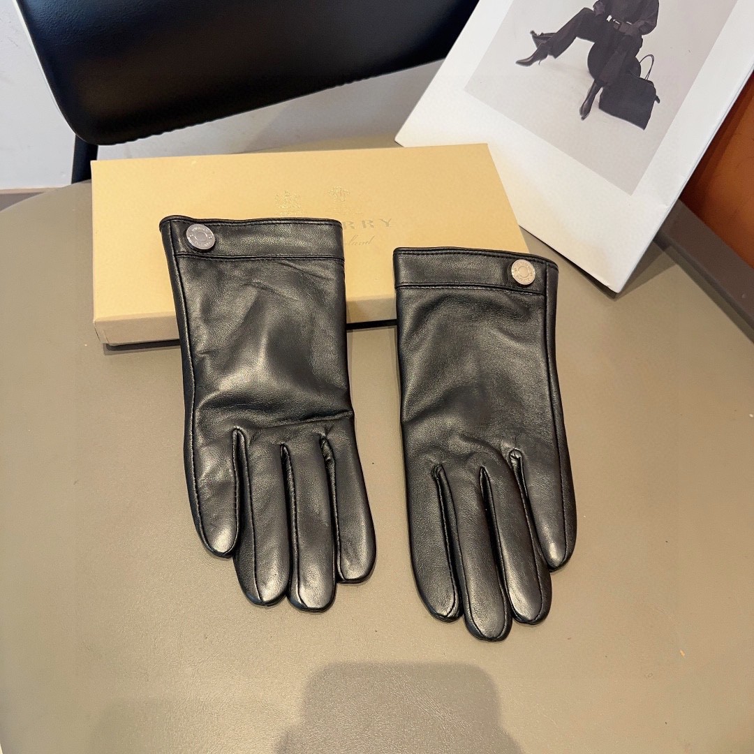 💰250 BARBOLI WOMEN’S SHEEPSKIN GLOVES, FASHION GLOVES, WARM AND VELVET IN AUTUMN AND WINTER. ML - 图片 4