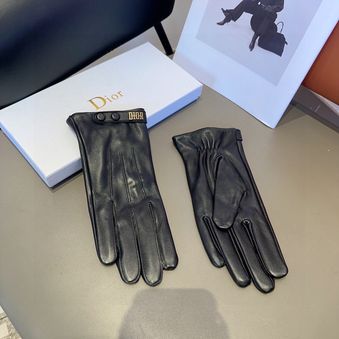 Stylish and Warm Lambskin Gloves for Women, Perfect for Autumn and Winter - 图片 5