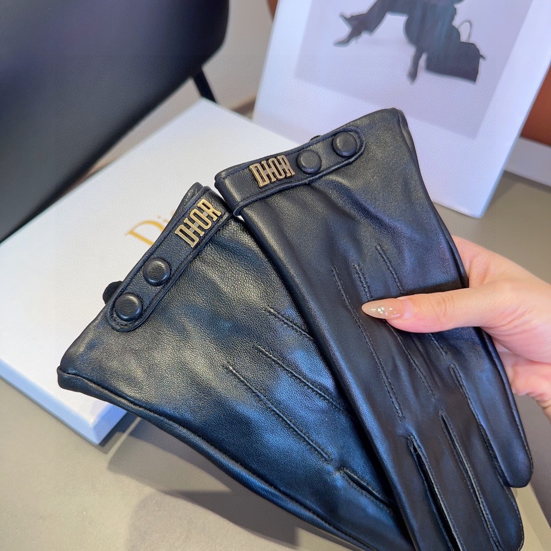 Stylish and Warm Lambskin Gloves for Women, Perfect for Autumn and Winter - 图片 9