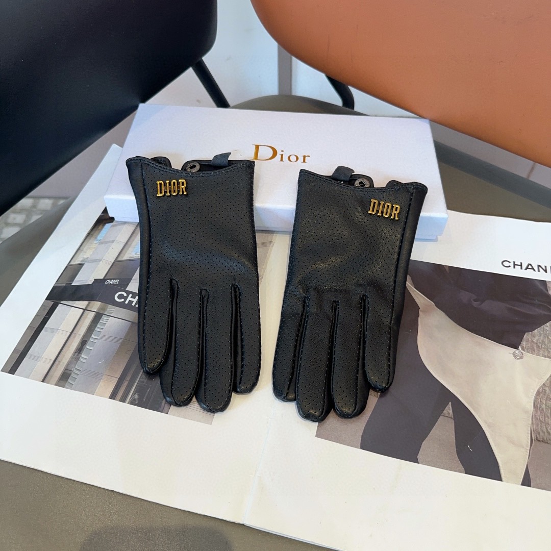 Stylish and Comfortable Lambskin Gloves for Autumn and Winter Fashion – ML Size - 图片 5