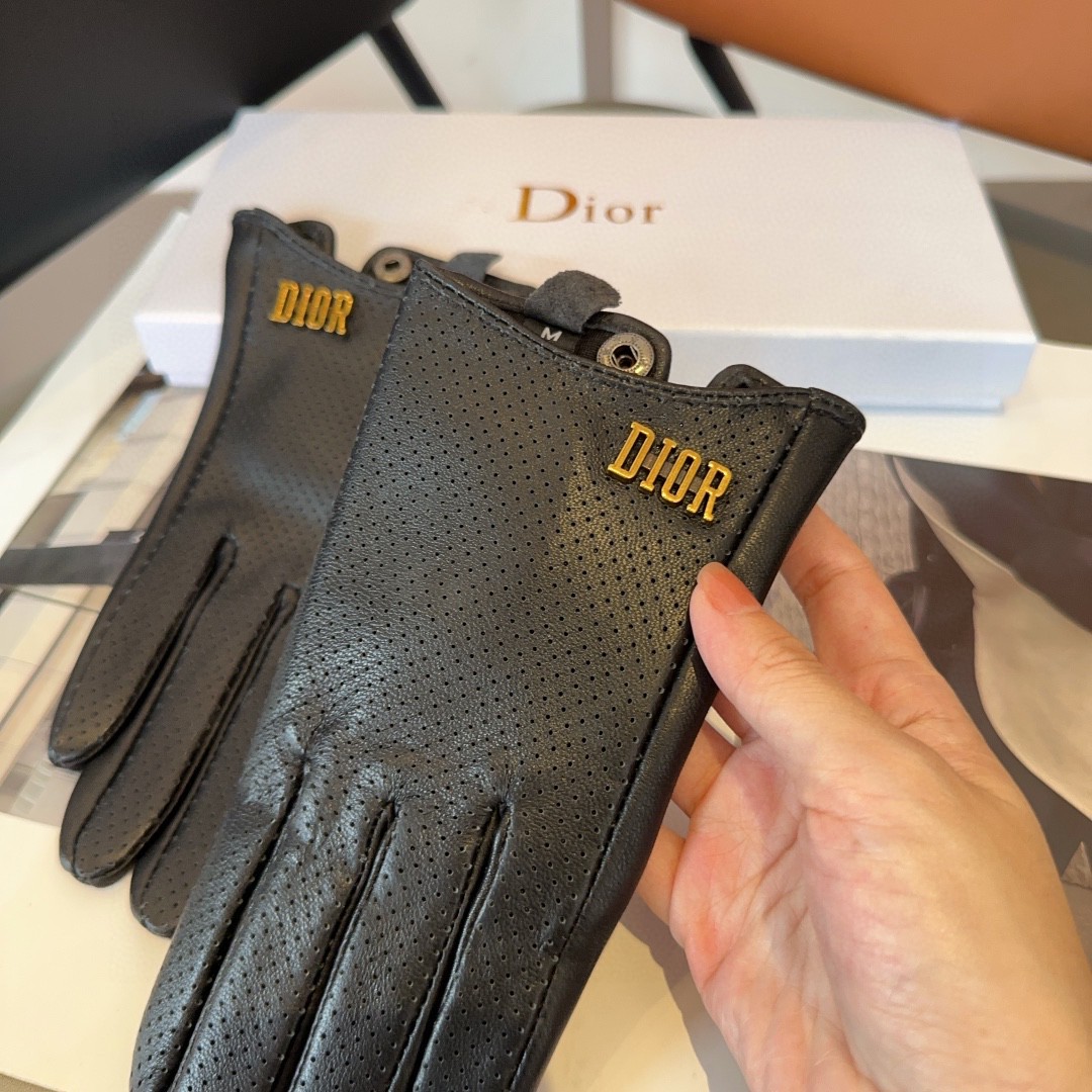 Stylish and Comfortable Lambskin Gloves for Autumn and Winter Fashion – ML Size - 图片 7