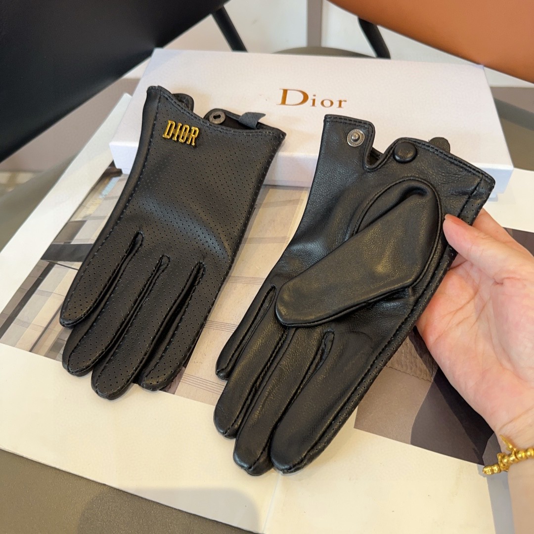 Stylish and Comfortable Lambskin Gloves for Autumn and Winter Fashion – ML Size - 图片 8