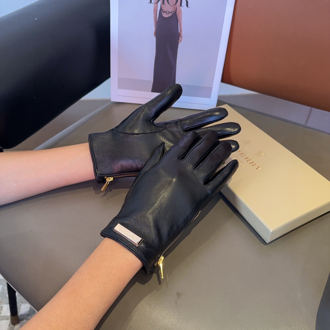 💰275 BARBORIE’S LAMBSKIN GLOVES, FASHION GLOVES, WINTER AND WINTER WARM AND VELVET. ML - 图片 2