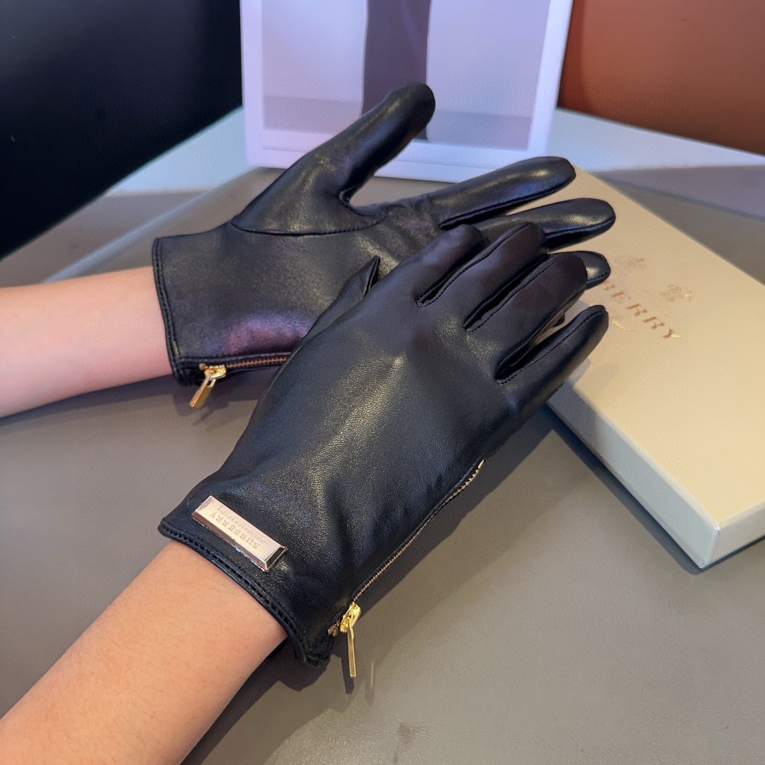 💰275 BARBORIE’S LAMBSKIN GLOVES, FASHION GLOVES, WINTER AND WINTER WARM AND VELVET. ML - 图片 3