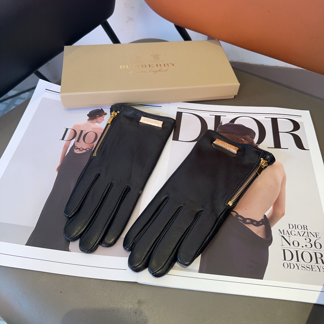 💰275 BARBORIE’S LAMBSKIN GLOVES, FASHION GLOVES, WINTER AND WINTER WARM AND VELVET. ML - 图片 4