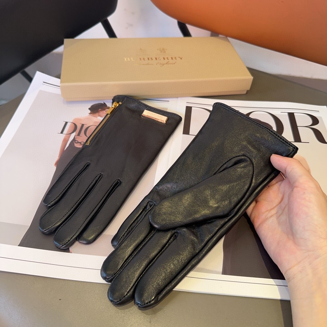 💰275 BARBORIE’S LAMBSKIN GLOVES, FASHION GLOVES, WINTER AND WINTER WARM AND VELVET. ML - 图片 7