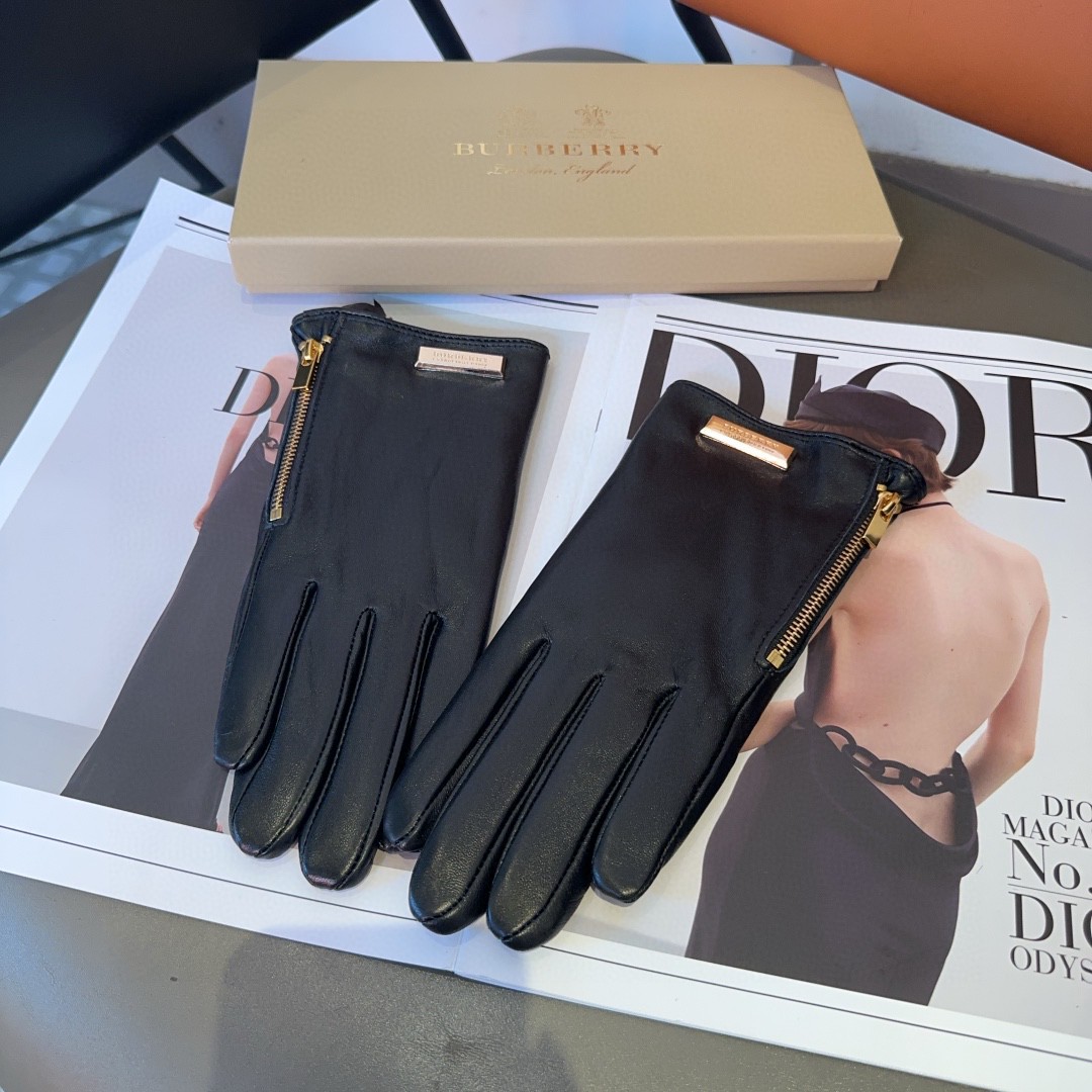 💰275 BARBORIE’S LAMBSKIN GLOVES, FASHION GLOVES, WINTER AND WINTER WARM AND VELVET. ML - 图片 9