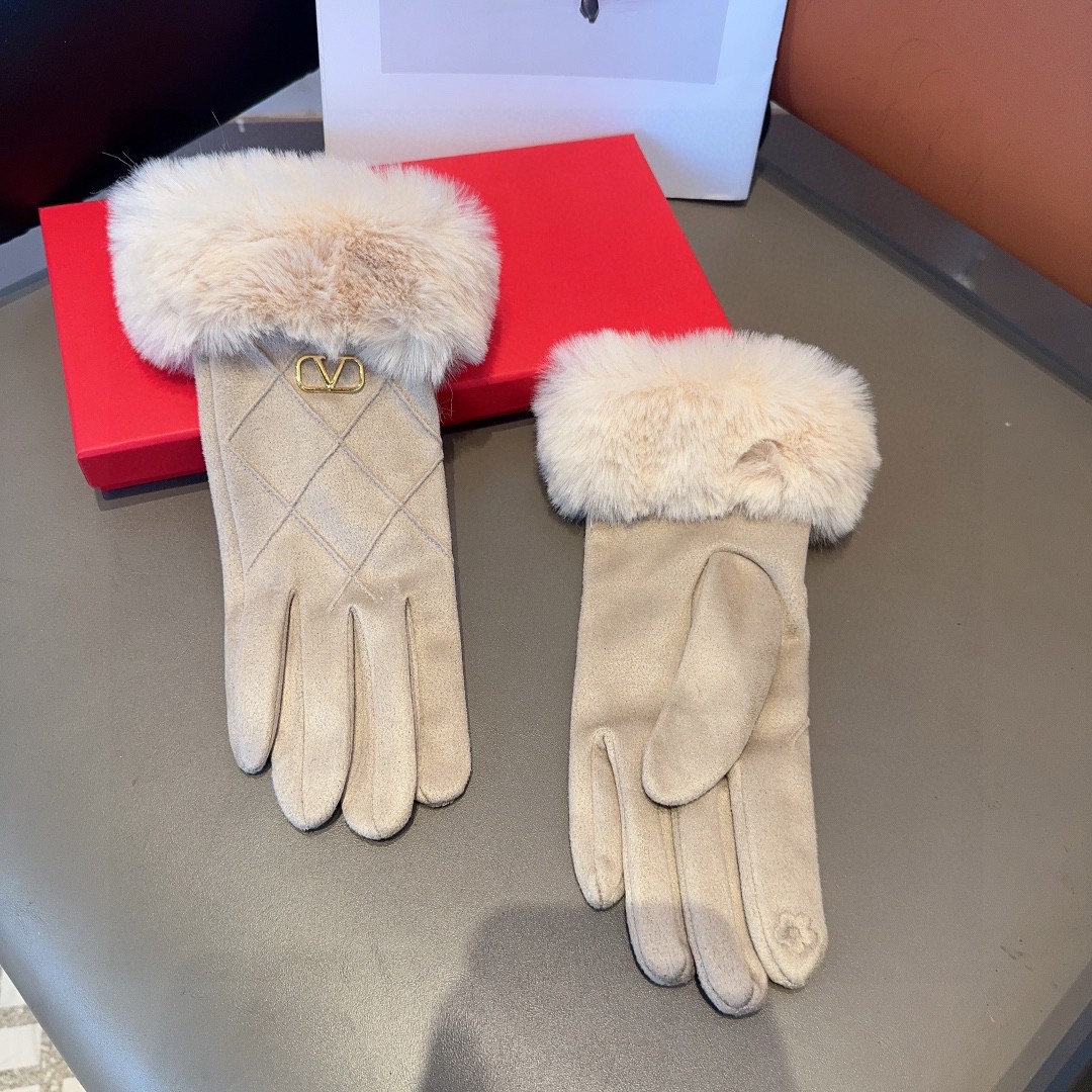 💰175 Valentino wool gloves, fashion gloves, warm and warm in autumn and winter - 图片 6