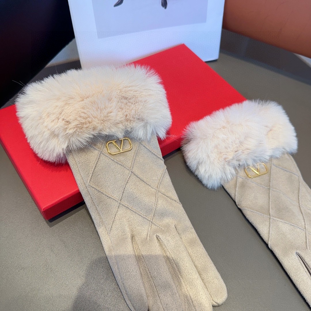 💰175 Valentino wool gloves, fashion gloves, warm and warm in autumn and winter - 图片 7