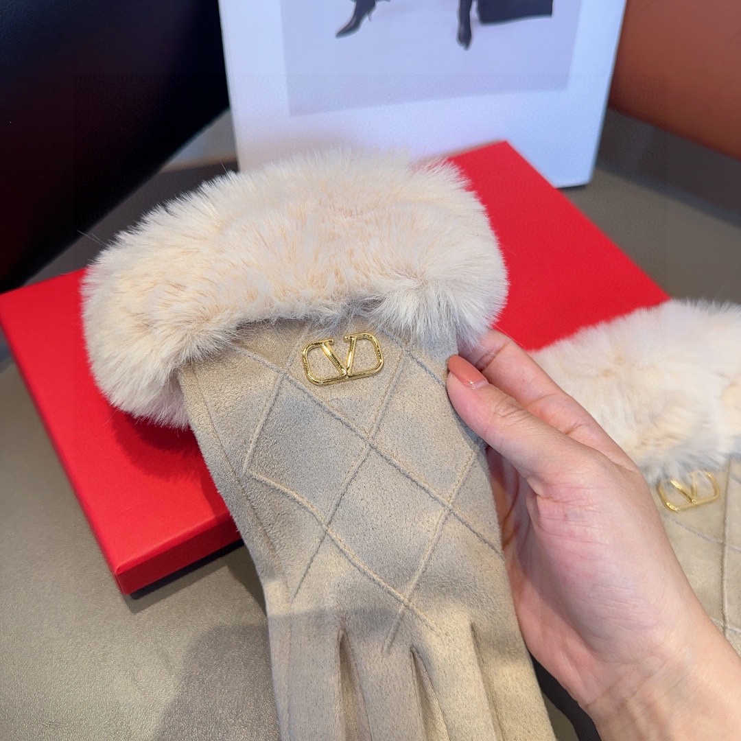 💰175 Valentino wool gloves, fashion gloves, warm and warm in autumn and winter - 图片 8