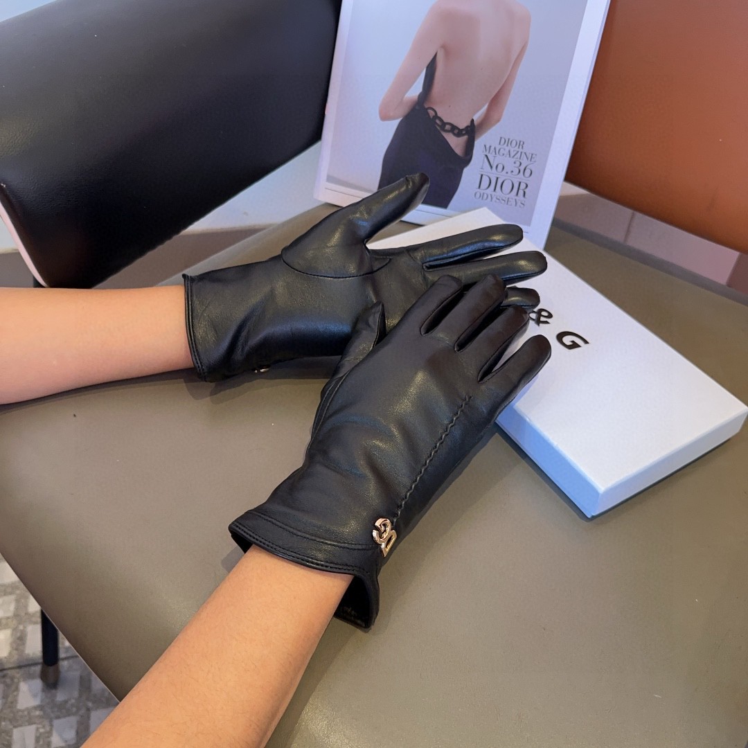 💰275 DG SHEEP’S GLOVES, FASHION GLOVES, WARM AND VELVET IN AUTUMN AND WINTER. ML - 图片 2