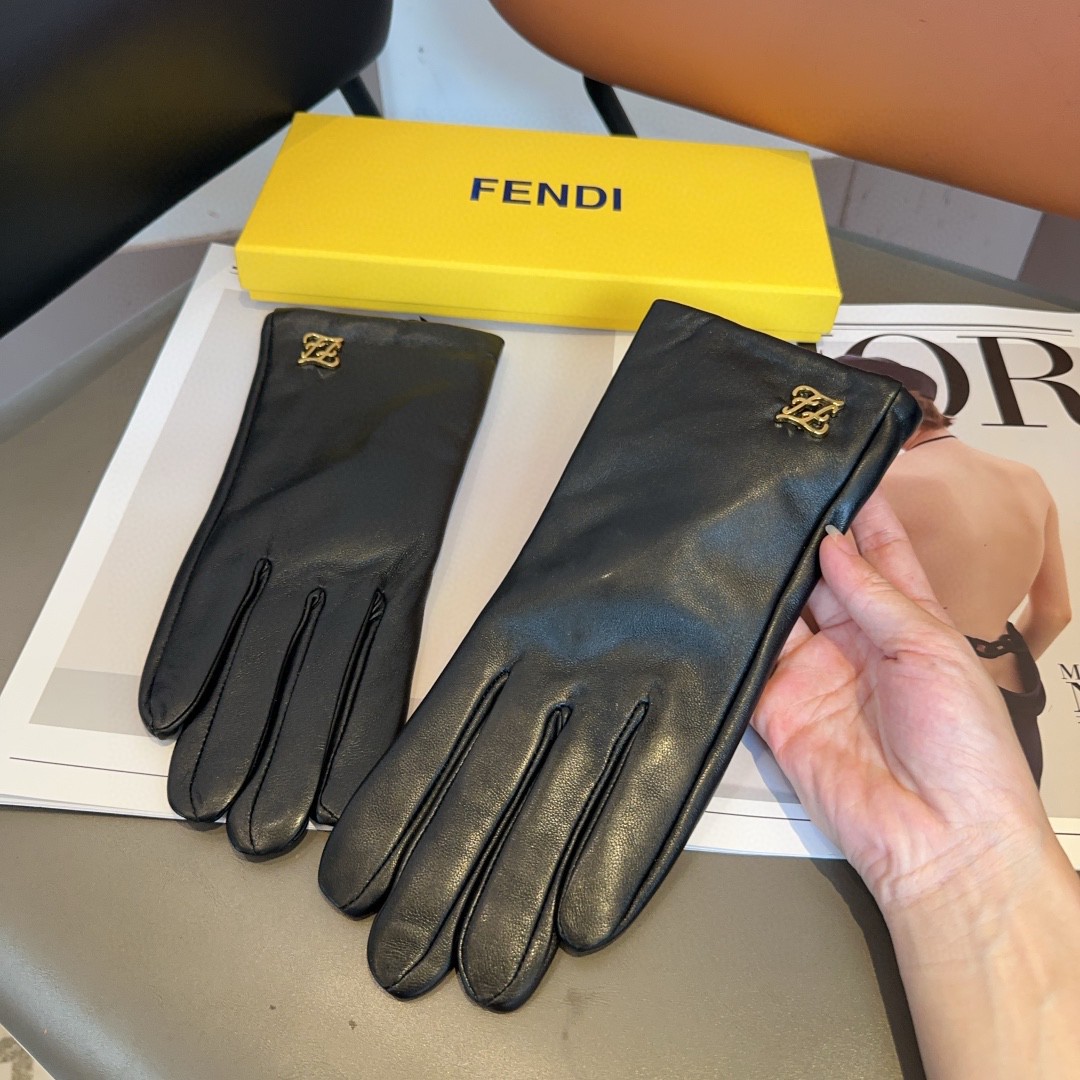 💰275 Fendy gloves, fashion gloves, warm and velvet in the autumn and winter - 图片 5