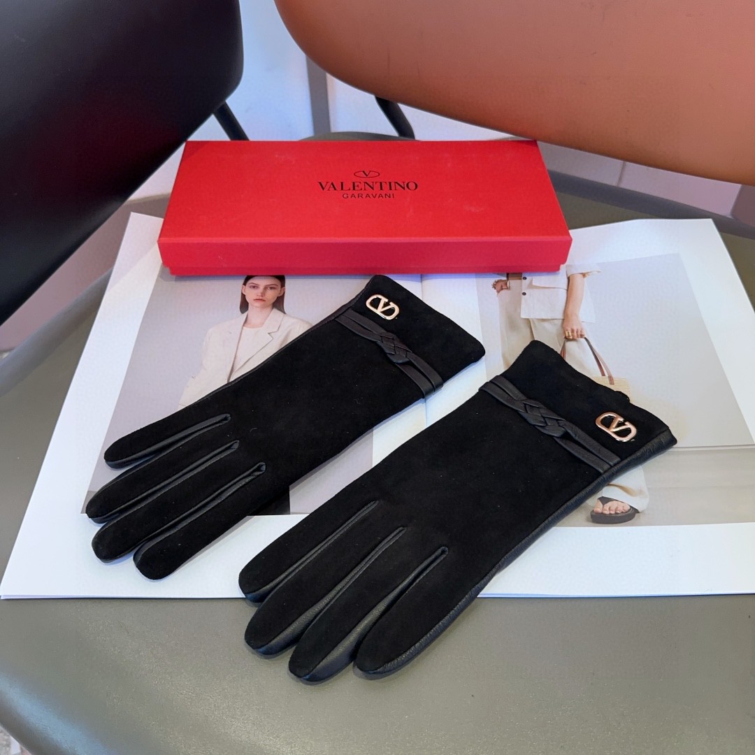 Luxurious Valentino Fashion Gloves: Cozy and Warm for Autumn/Winter, Classic and Soft! - 图片 8