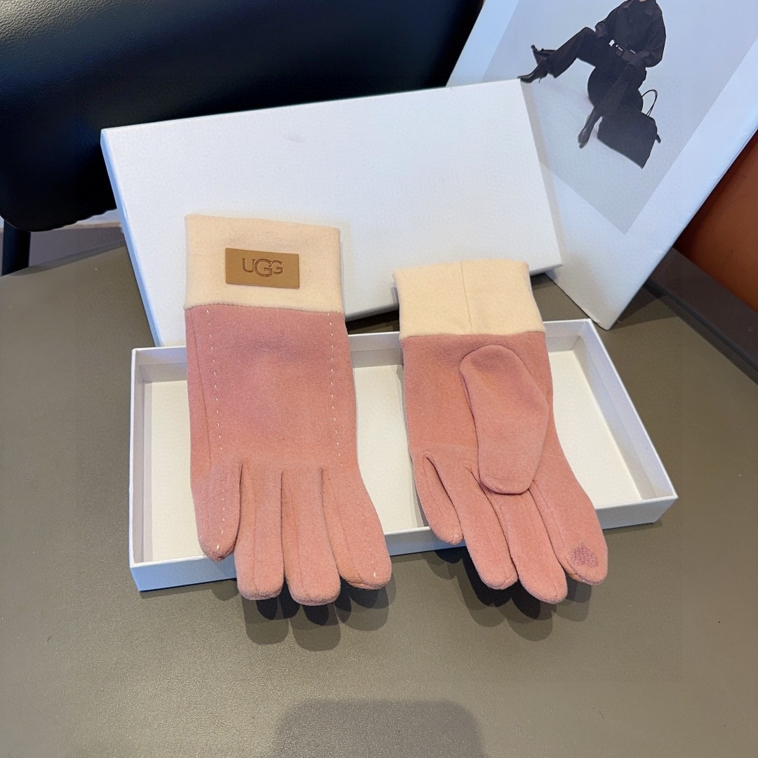 💰175 UGG FRESH WOOL GLOVES, FASHION GLOVES, WINTER AND WINTER WARM INSIDE, CLASSIC PLASTERS, SUPER COZY, SOFT! AVERAGE - 图片 6