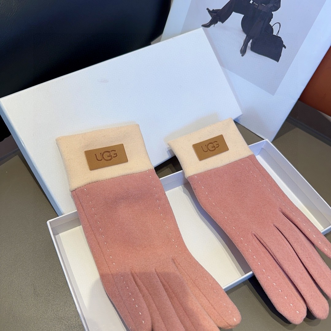 💰175 UGG FRESH WOOL GLOVES, FASHION GLOVES, WINTER AND WINTER WARM INSIDE, CLASSIC PLASTERS, SUPER COZY, SOFT! AVERAGE - 图片 7