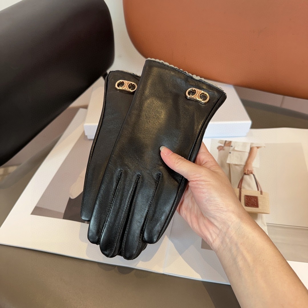 💰275 CÉLINE’S GLOVES, FASHION GLOVES, WARM AND WARM IN THE AUTUMN AND WINTER - 图片 9