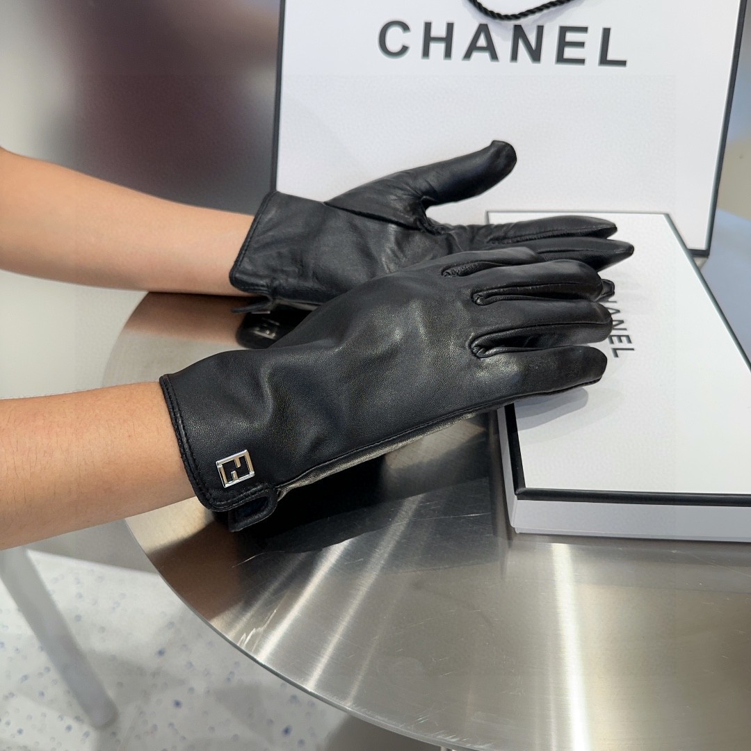 💰275 FANDY’S FRESH LAMB-SKIN GLOVES, FASHION GLOVES, WARMER INSIDE OF AUTUMN AND WINTER. ML - 图片 2