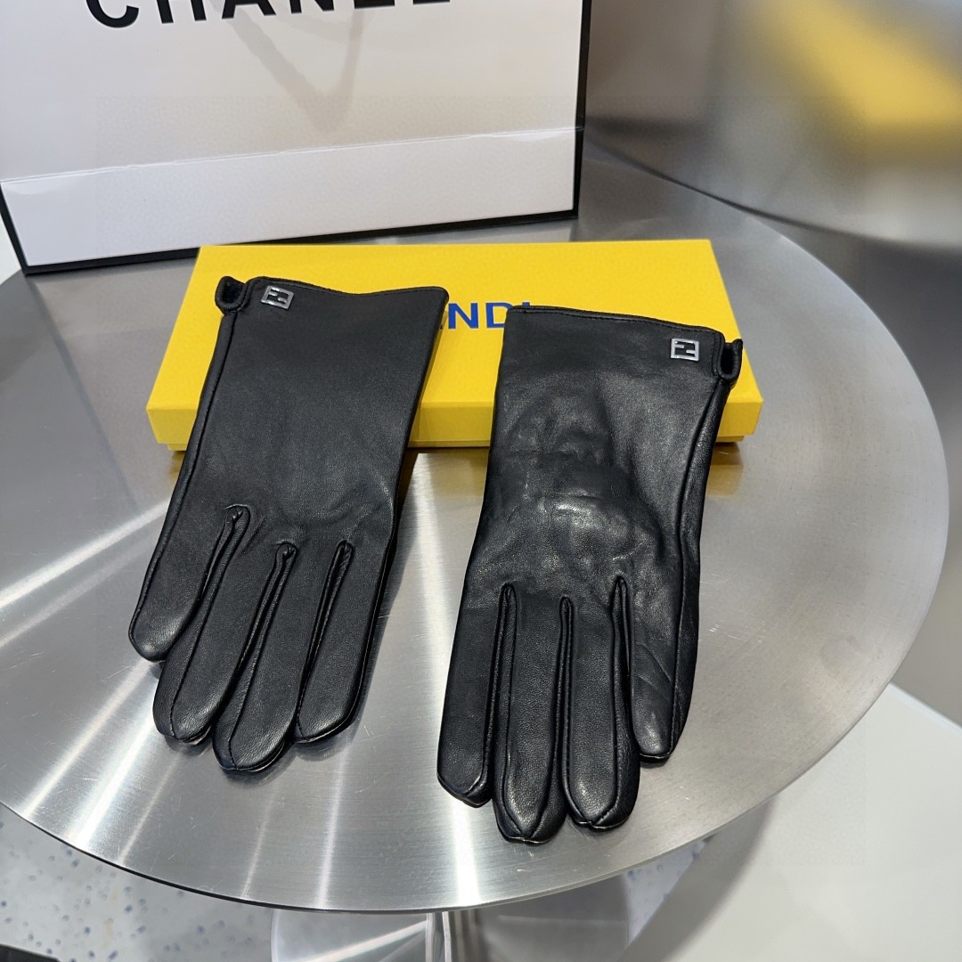 💰275 FANDY’S FRESH LAMB-SKIN GLOVES, FASHION GLOVES, WARMER INSIDE OF AUTUMN AND WINTER. ML - 图片 3