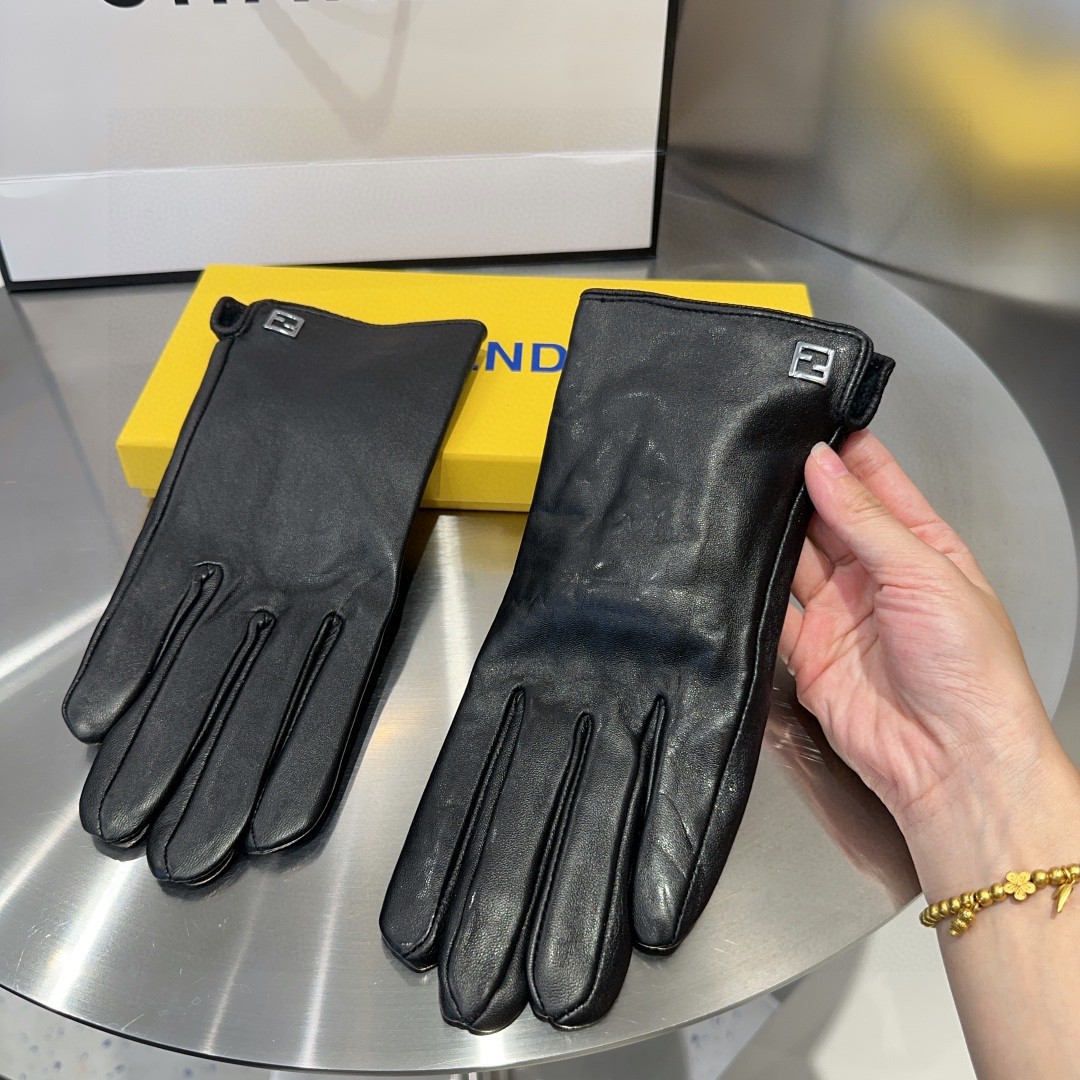 💰275 FANDY’S FRESH LAMB-SKIN GLOVES, FASHION GLOVES, WARMER INSIDE OF AUTUMN AND WINTER. ML - 图片 4