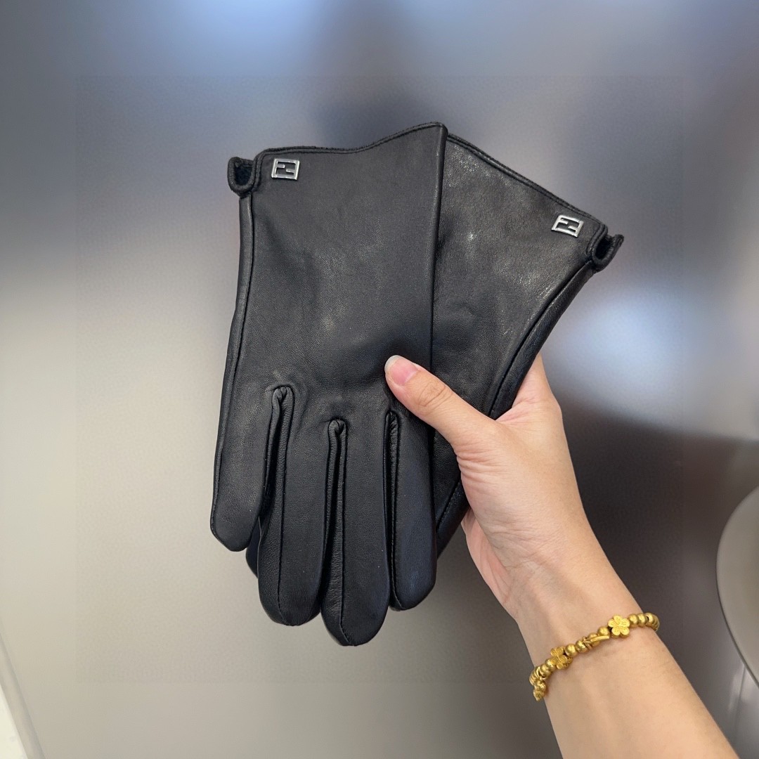 💰275 FANDY’S FRESH LAMB-SKIN GLOVES, FASHION GLOVES, WARMER INSIDE OF AUTUMN AND WINTER. ML - 图片 9